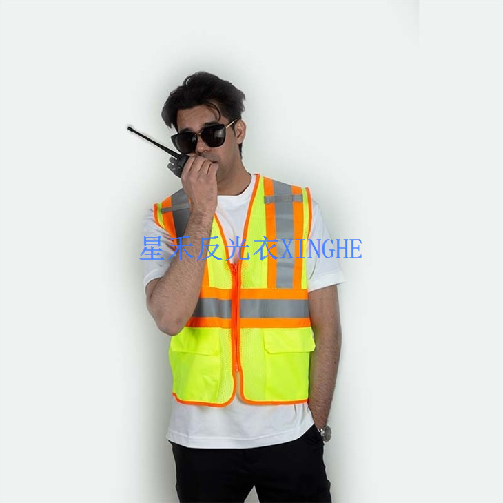Klasse 2 HiVis Contrast Heavy Duty Surveyors Vest