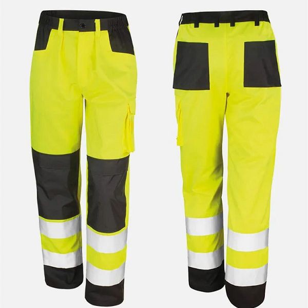 Hi Vis Construction Reflekterende sikkerhetsbukser