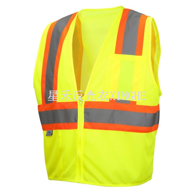 Netting High-Vis Contrast Trim Safety Vest