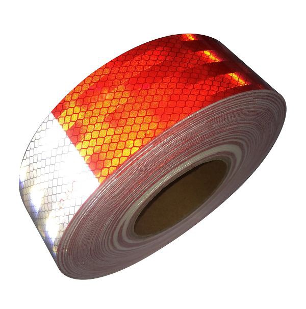 Reflekterende vevde advarselstapes