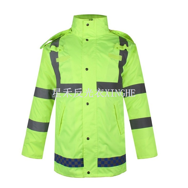 Sikkerhet reflekterende regnfrakker