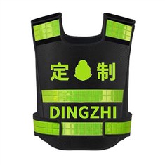 Svart Trafikksikkerhetsvest