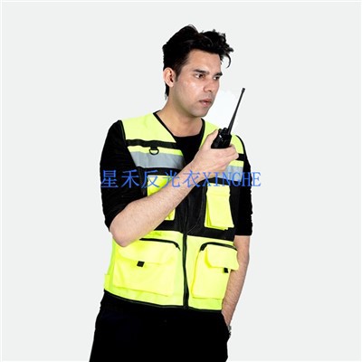 Hi-Vis sikkerhetsrefleksvest