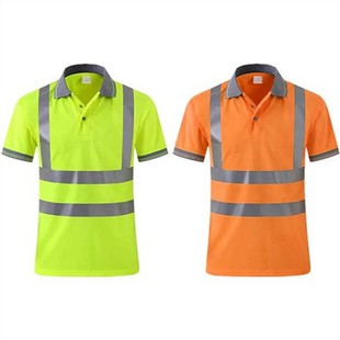 Reflekterende sikkerhetspoloskjorte