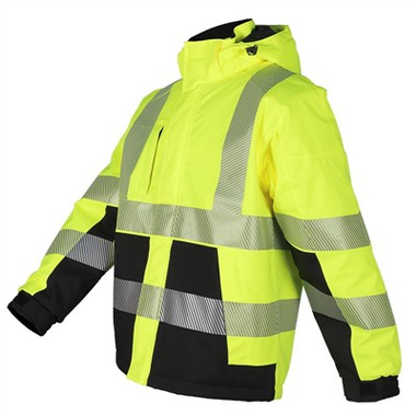 Hi Vis Gul vanntett sikkerhetsjakke